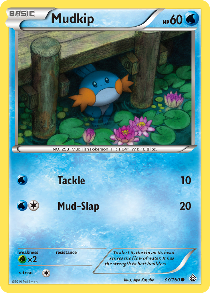 Mudkip – Primal Clash 33/160 Pokémon card