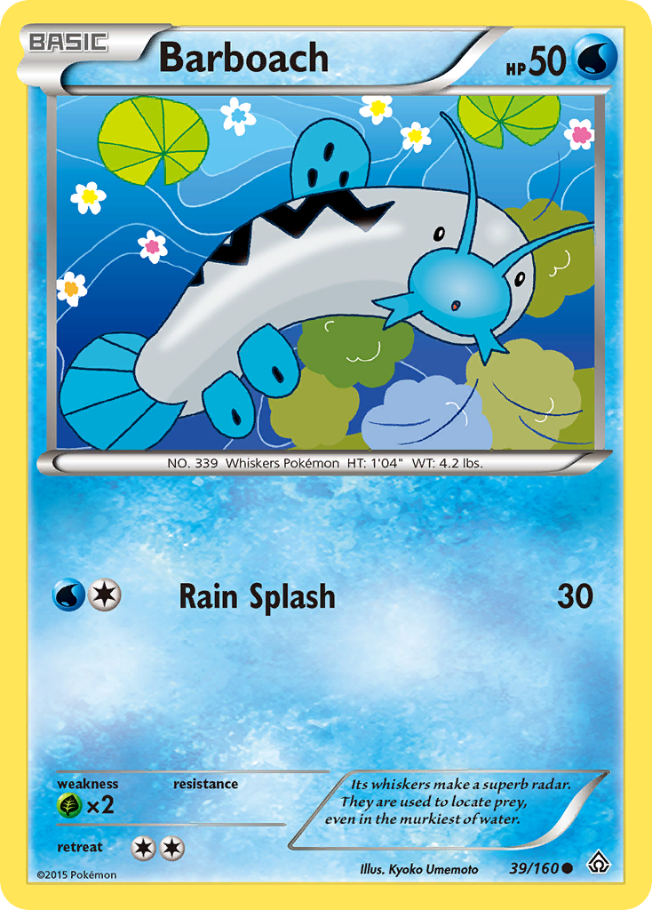Barboach – Primal Clash 39/160 Pokémon card