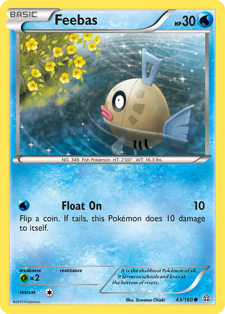 Feebas – Primal Clash 43/160 Pokémon card