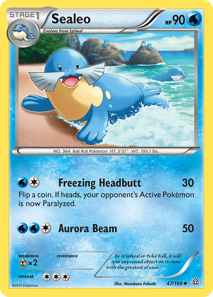 Sealeo – Primal Clash 47/160 Pokémon card