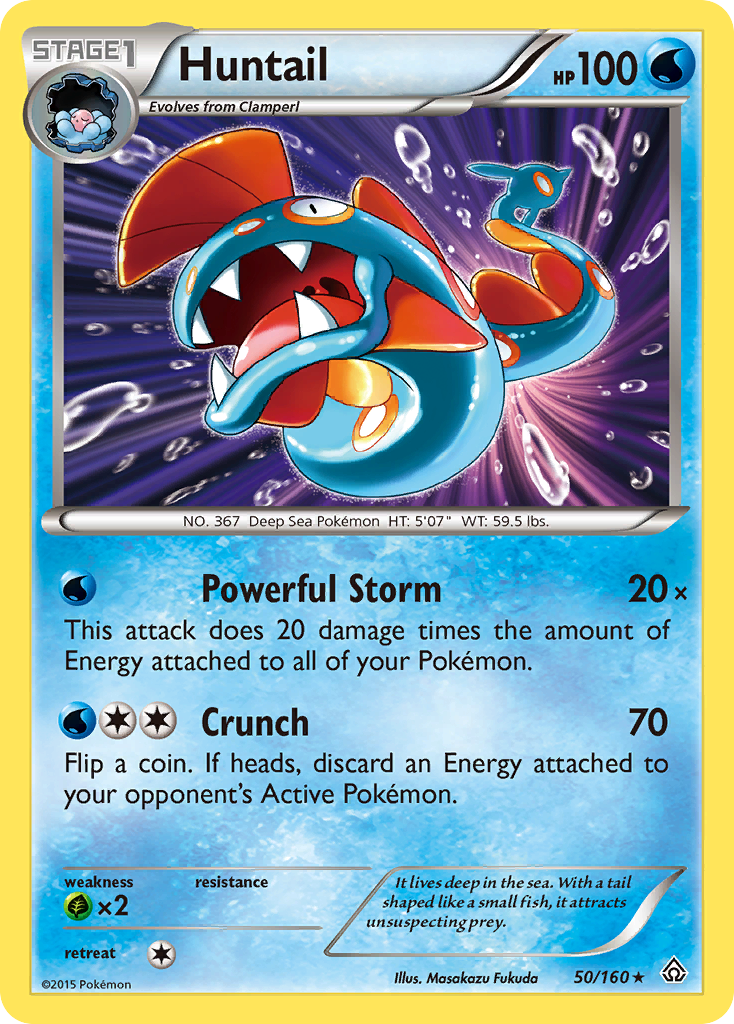 Huntail – Primal Clash 50/160 Pokémon card