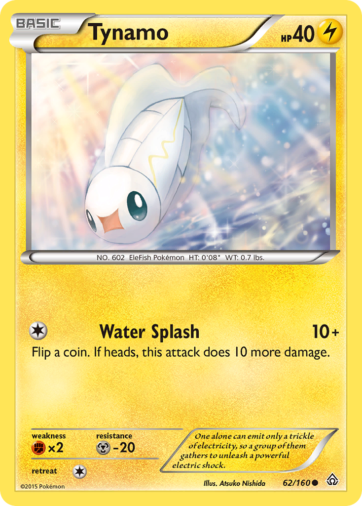 Tynamo – Primal Clash 62/160 Pokémon card