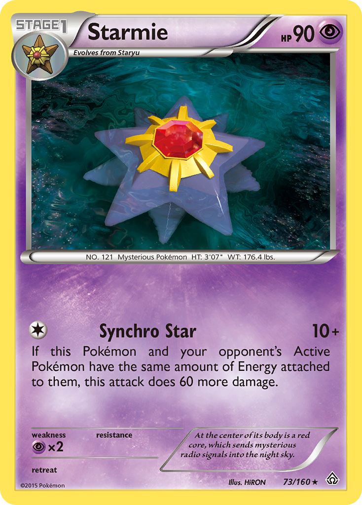 Starmie – Primal Clash 73/160 Pokémon card