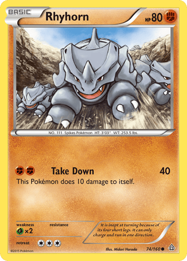 Rhyhorn - Primal Clash 74