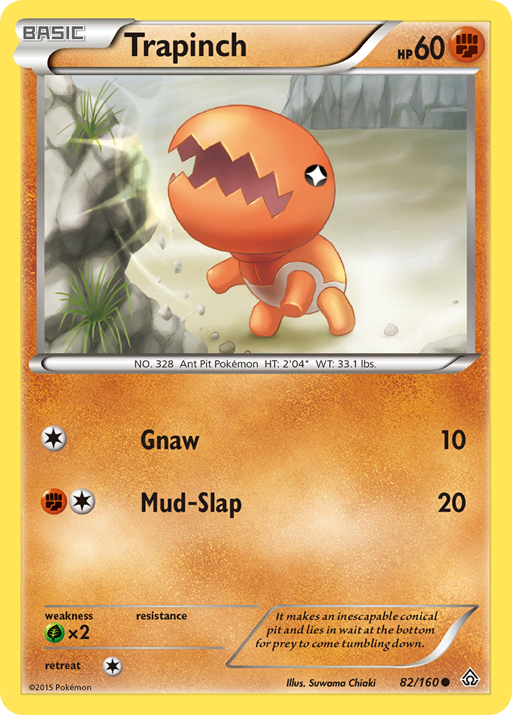 Trapinch – Primal Clash 82/160 Pokémon card