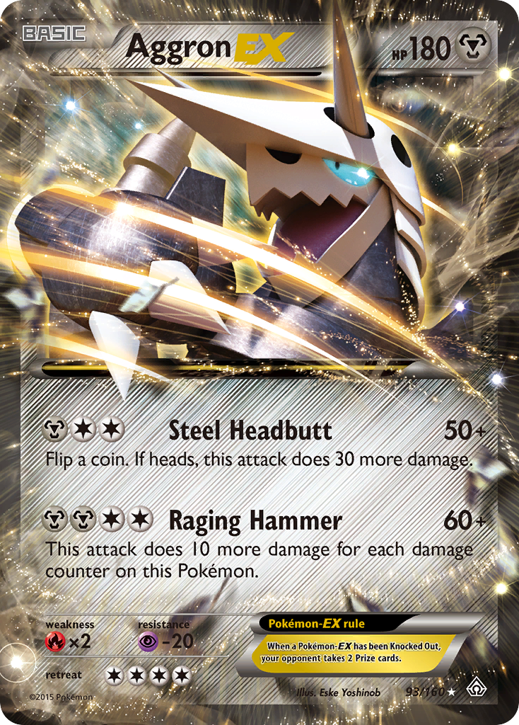 Aggron-EX – Primal Clash 93/160 Pokémon card