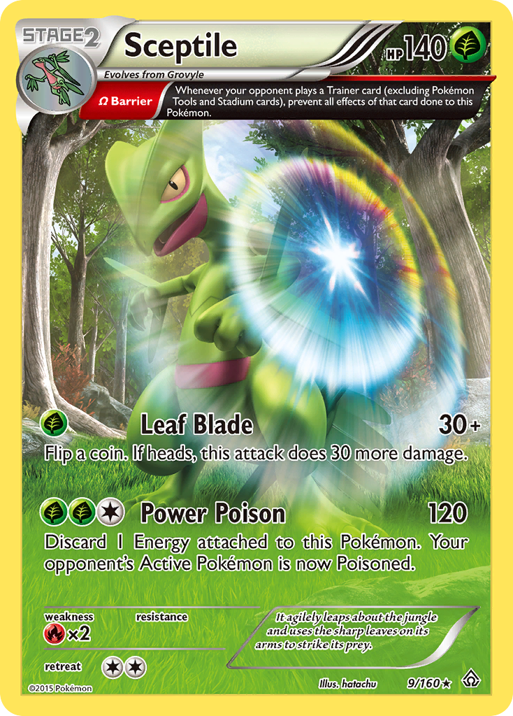 Sceptile – Primal Clash 9/160 Pokémon card