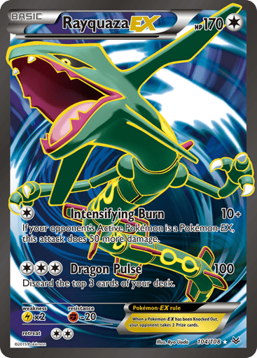 Rayquaza-EX - Roaring Skies 104