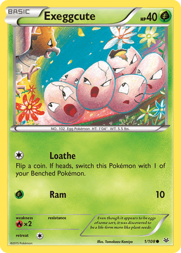 Exeggcute - Roaring Skies 1