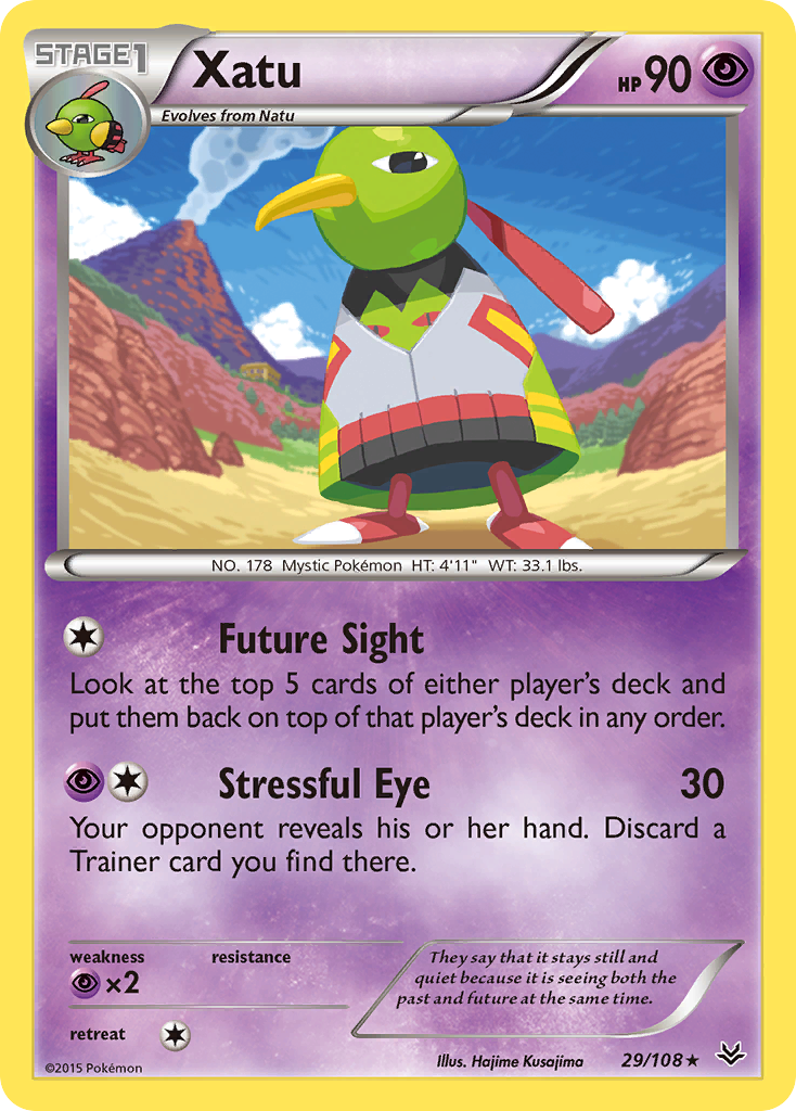 Xatu – Roaring Skies 29/108 Pokémon card