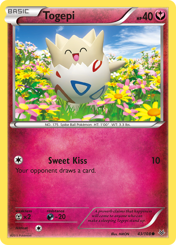 Togepi – Roaring Skies 43/108 Pokémon card
