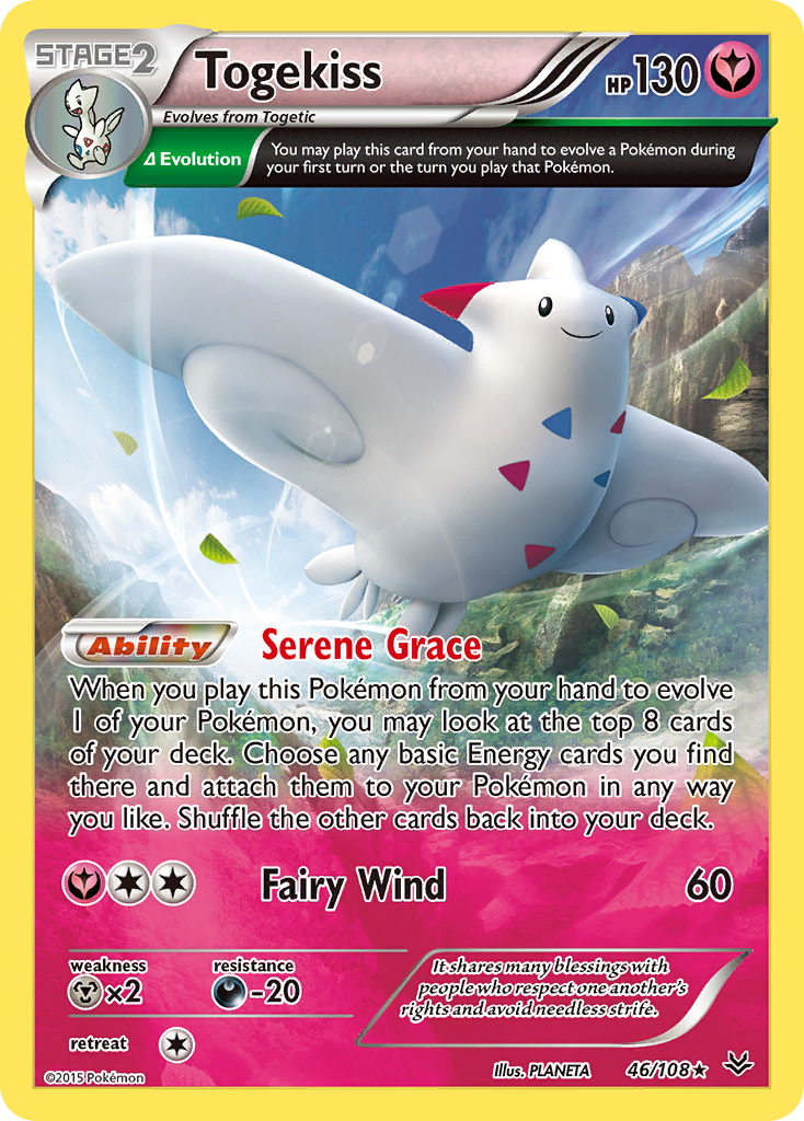 Togekiss – Roaring Skies 46/108 Pokémon card