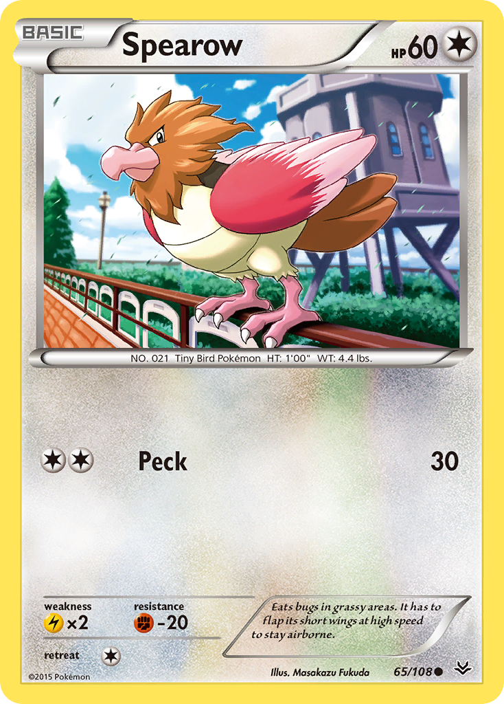 Spearow – Roaring Skies 65/108 Pokémon card