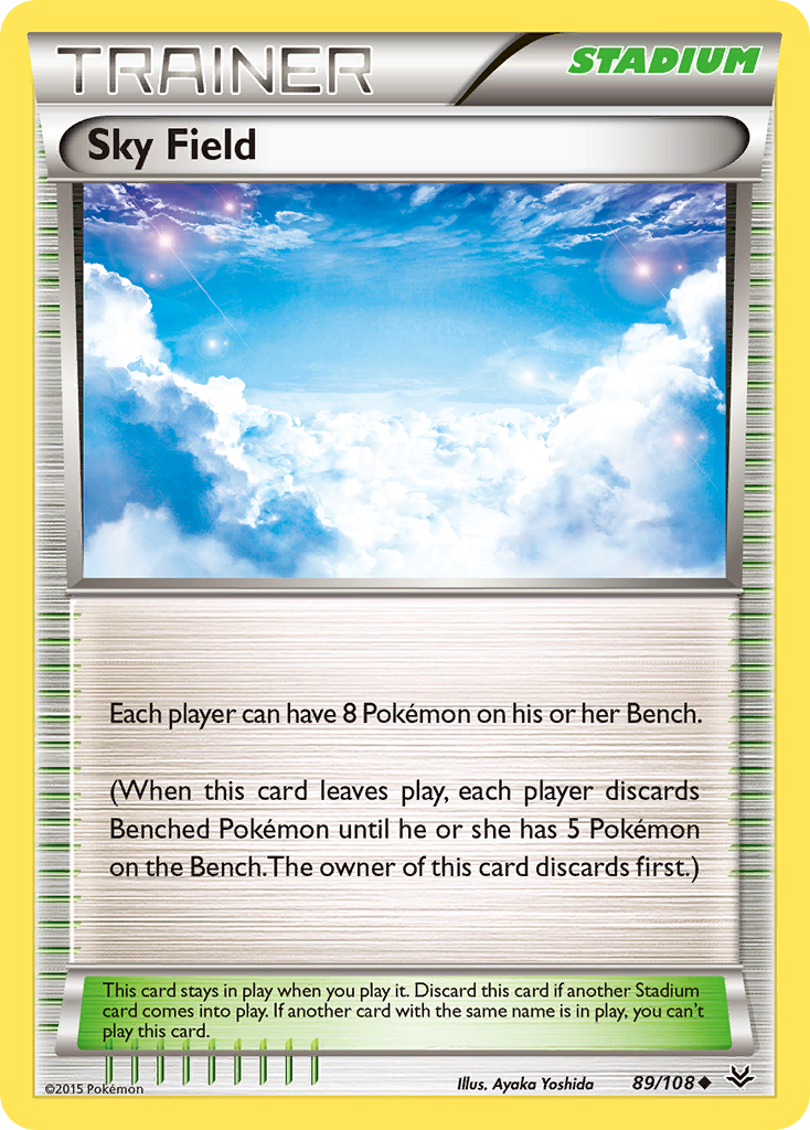 Sky Field – Roaring Skies 89/108 Pokémon card
