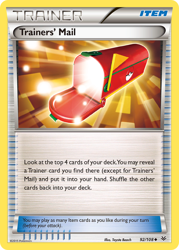 Trainers' Mail – Roaring Skies 92/108 Pokémon card