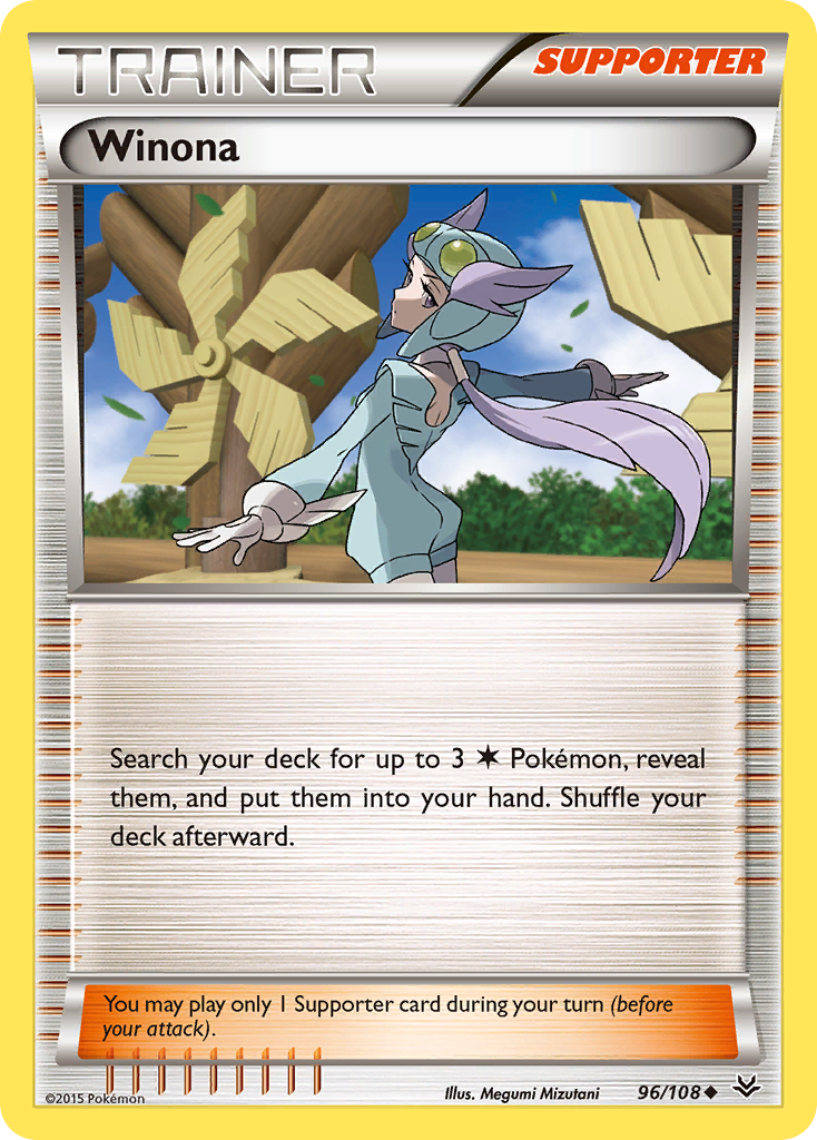 Winona – Roaring Skies 96/108 Pokémon card