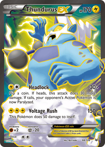 Thundurus-EX - Roaring Skies 98