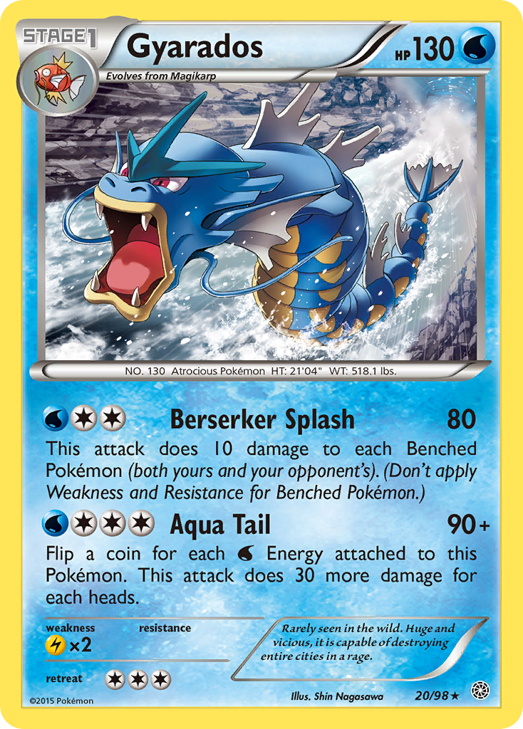 Gyarados – Ancient Origins 20/98 Pokémon card