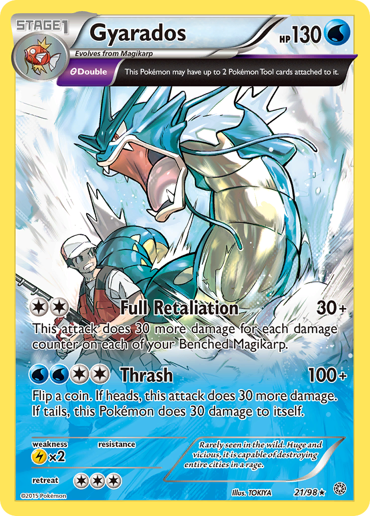 Gyarados – Ancient Origins 21/98 Pokémon card