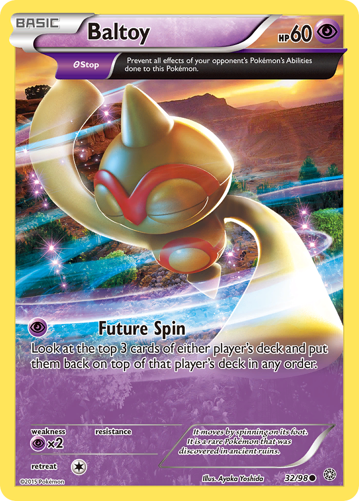Baltoy – Ancient Origins 32/98 Pokémon card