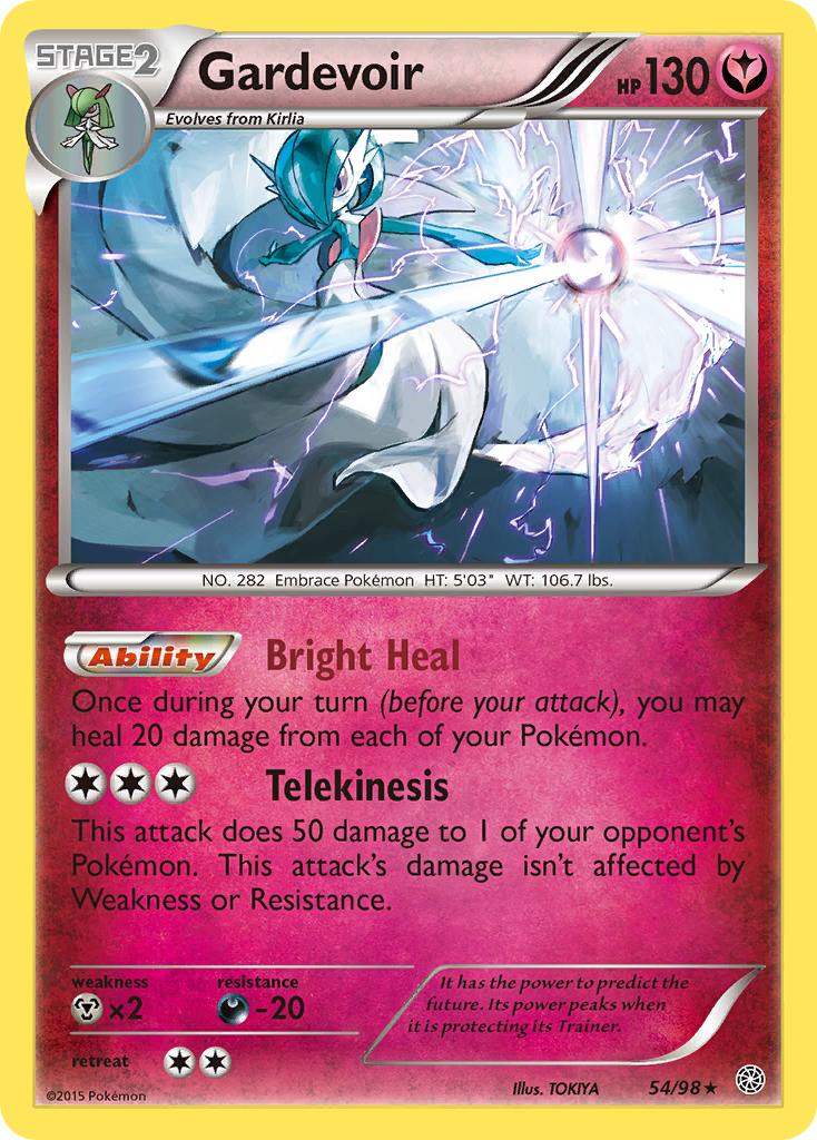 Gardevoir – Ancient Origins 54/98 Pokémon card