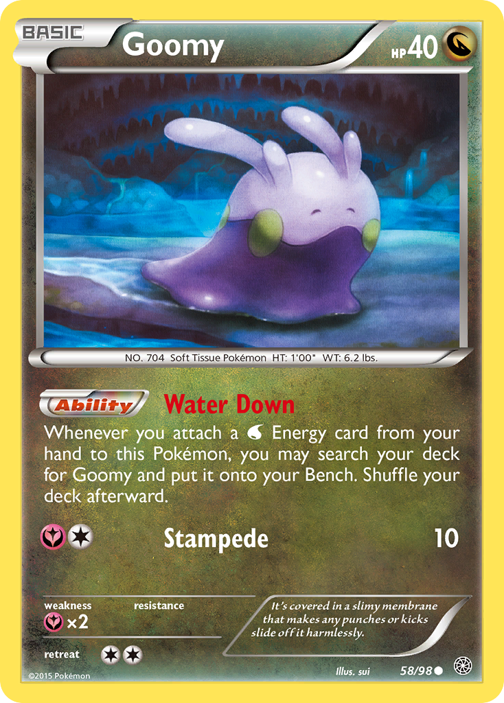 Goomy – Ancient Origins 58/98 Pokémon card