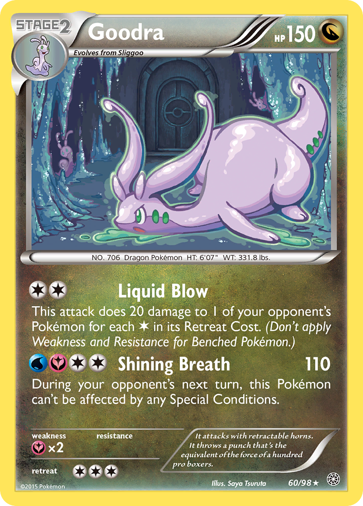 Goodra – Ancient Origins 60/98 Pokémon card
