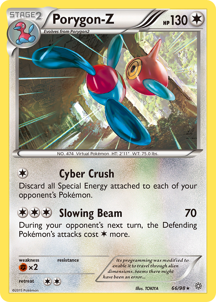 Porygon-Z – Ancient Origins 66/98 Pokémon card