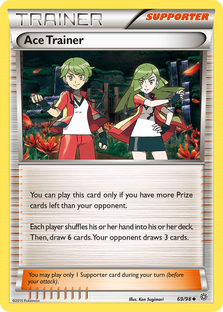 Ace Trainer – Ancient Origins 69/98 Pokémon card