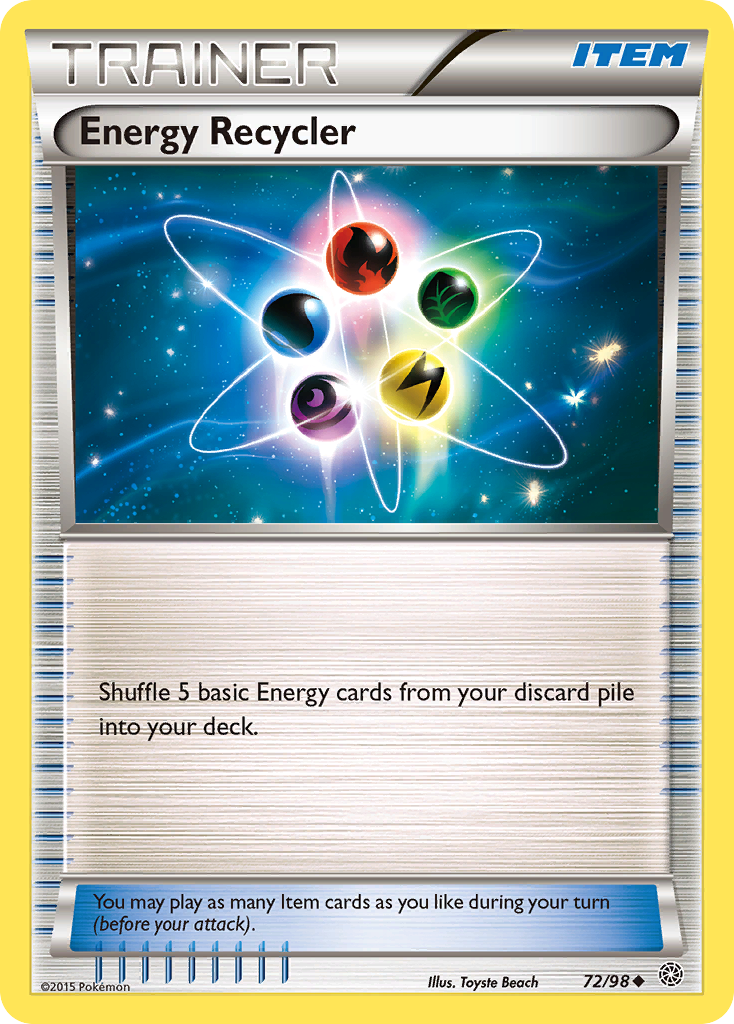 Energy Recycler – Ancient Origins 72/98 Pokémon card
