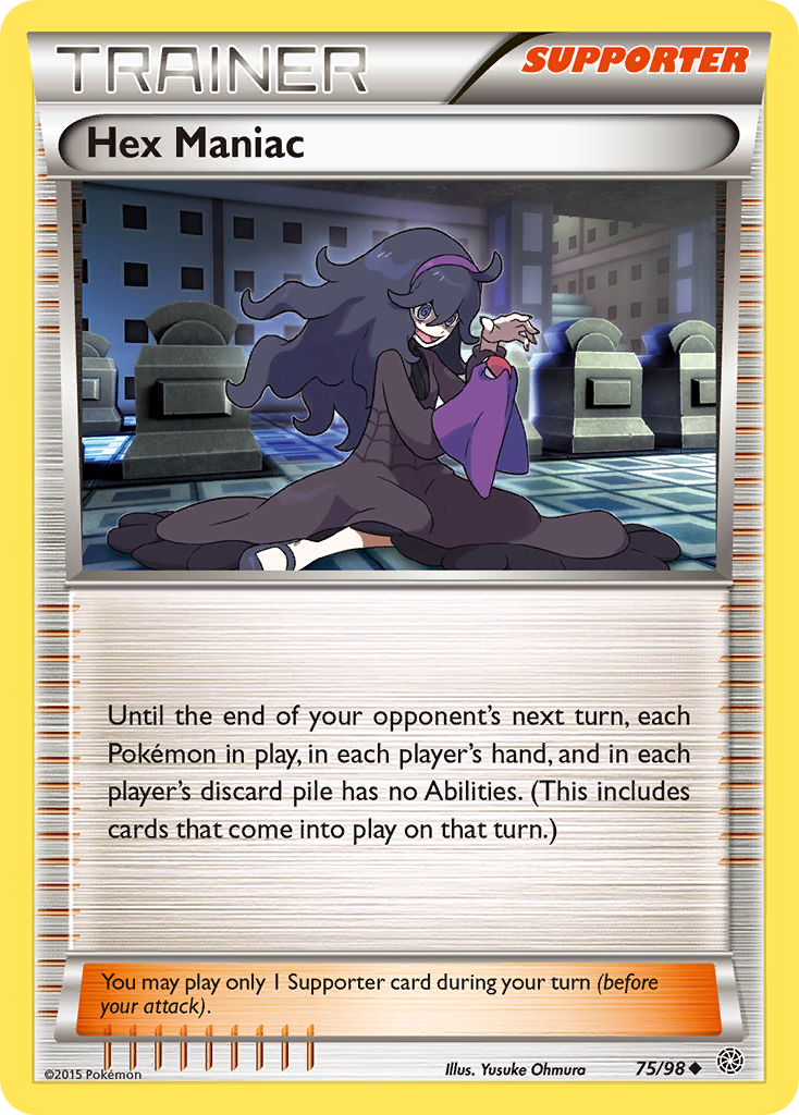 Hex Maniac – Ancient Origins 75/98 Pokémon card