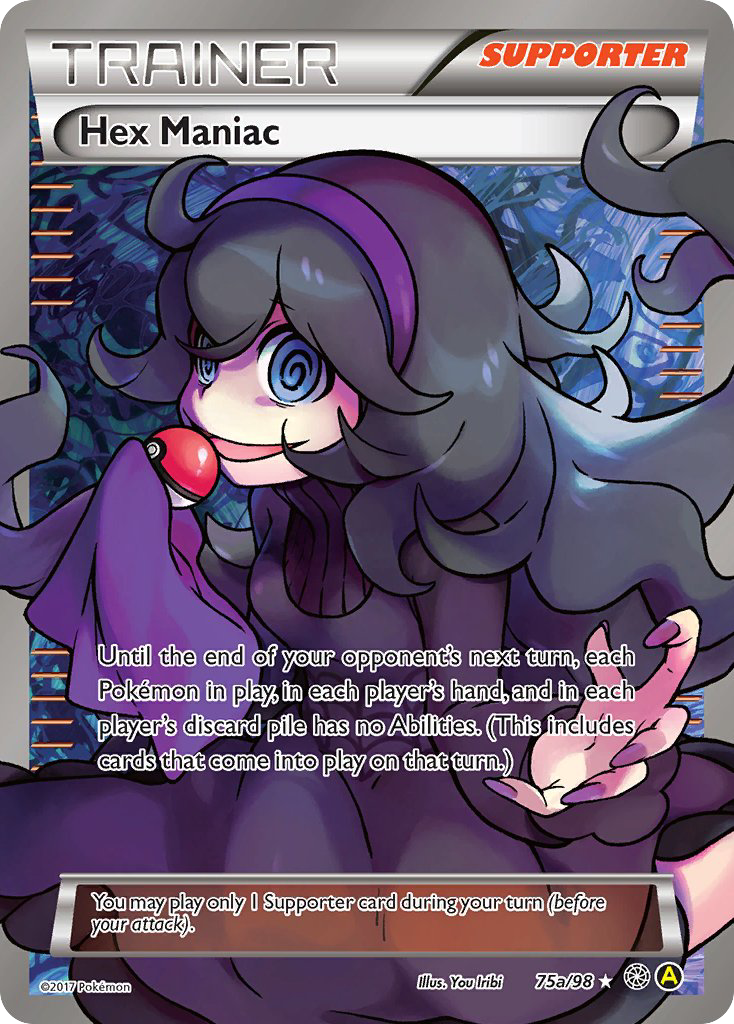 Hex Maniac – Ancient Origins 75a/98 Pokémon card