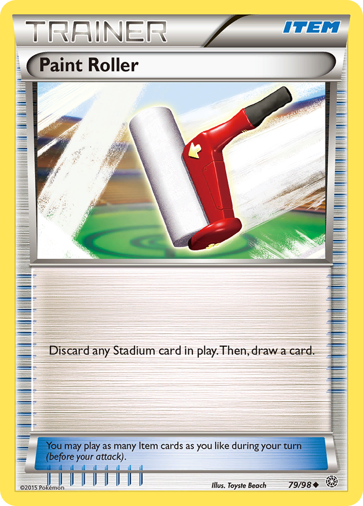 Paint Roller – Ancient Origins 79/98 Pokémon card