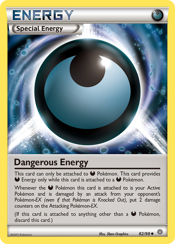 Dangerous Energy – Ancient Origins 82/98 Pokémon card