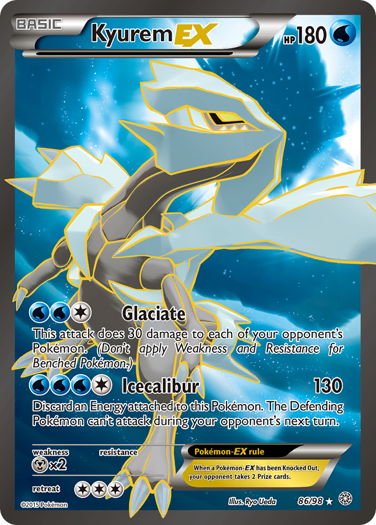 Kyurem-EX – Ancient Origins 86/98 Pokémon card