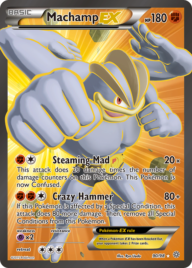 Machamp-EX – Ancient Origins 90/98 Pokémon card