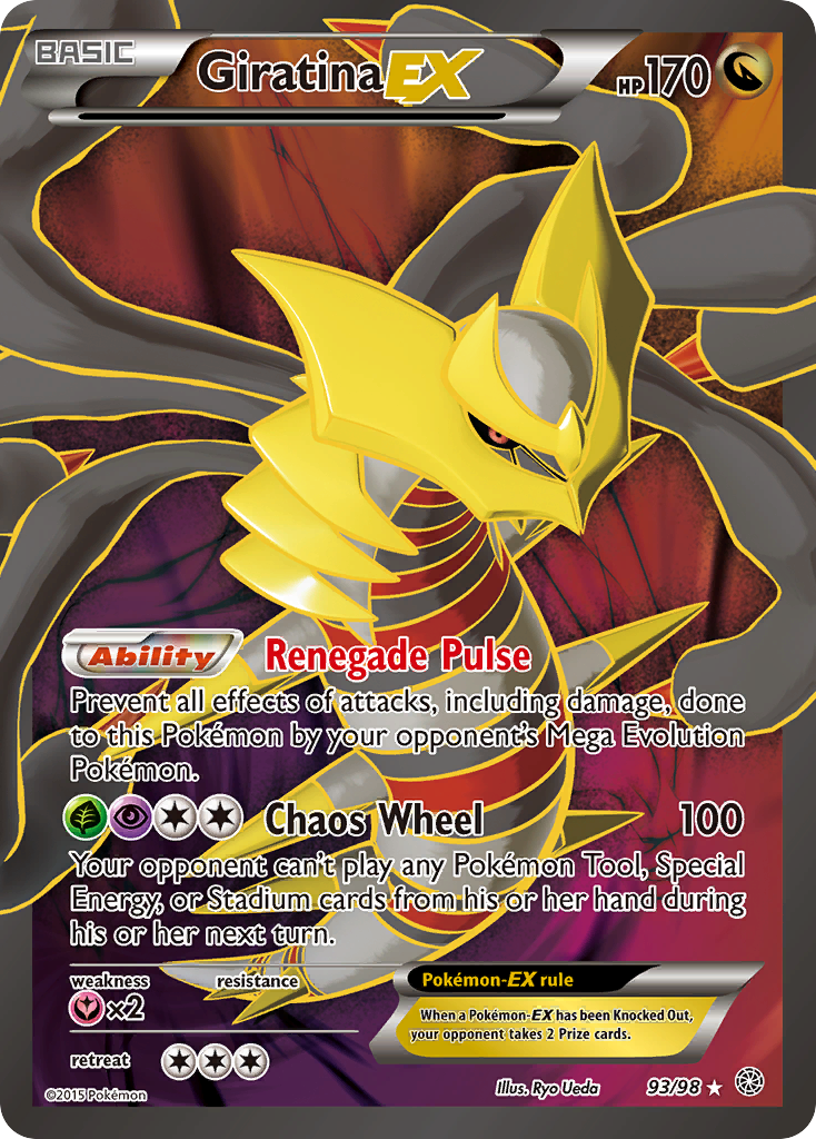Giratina-EX – Ancient Origins 93/98 Pokémon card