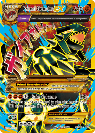 Primal Groudon-EX - Ancient Origins 97