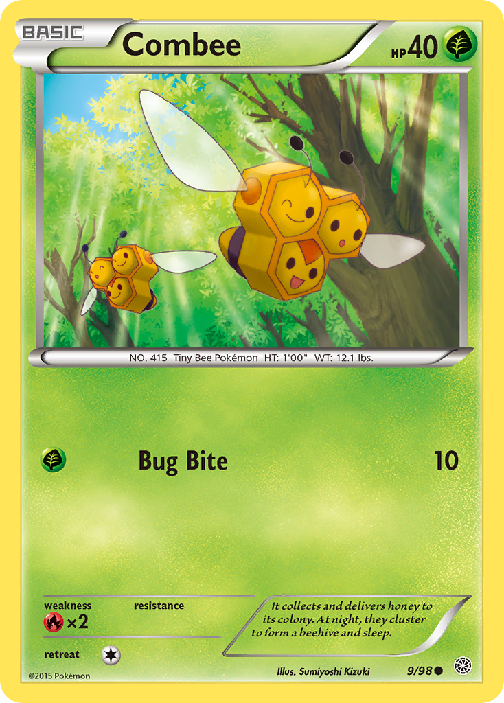 Combee – Ancient Origins 9/98 Pokémon card