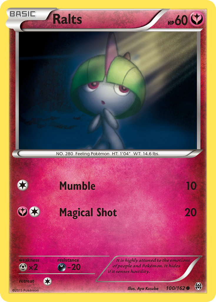 Ralts – BREAKthrough 100/162 Pokémon card