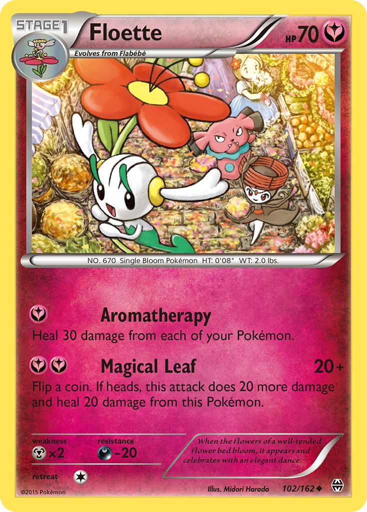 Floette – BREAKthrough 102/162 Pokémon card