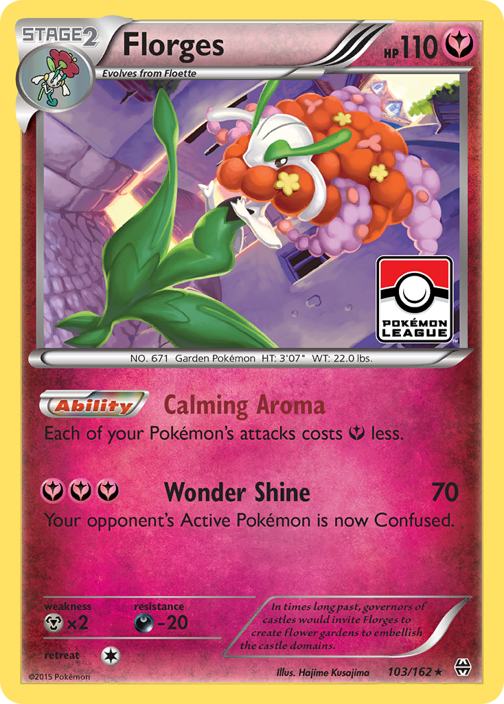 Florges – BREAKthrough 103/162 Pokémon card