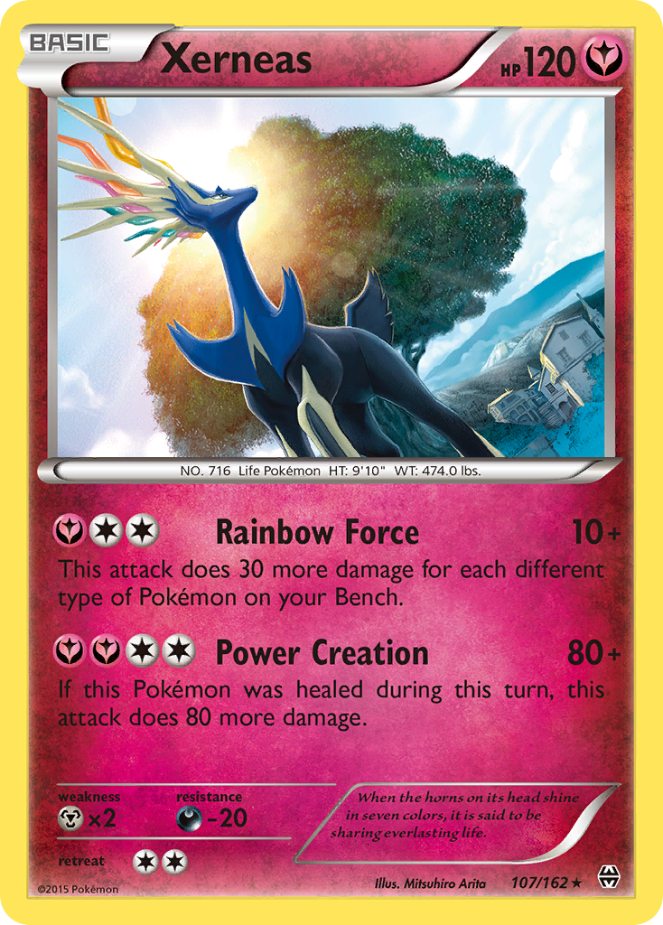 Xerneas – BREAKthrough 107/162 Pokémon card