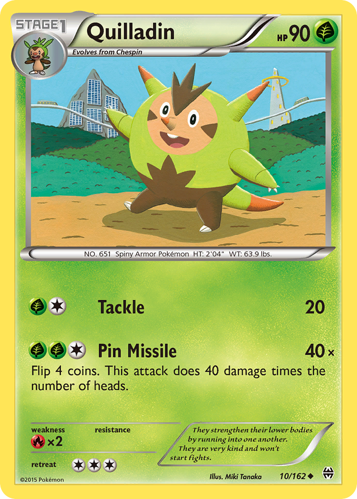 Quilladin – BREAKthrough 10/162 Pokémon card