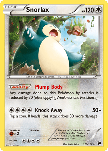 Snorlax - BREAKthrough 118