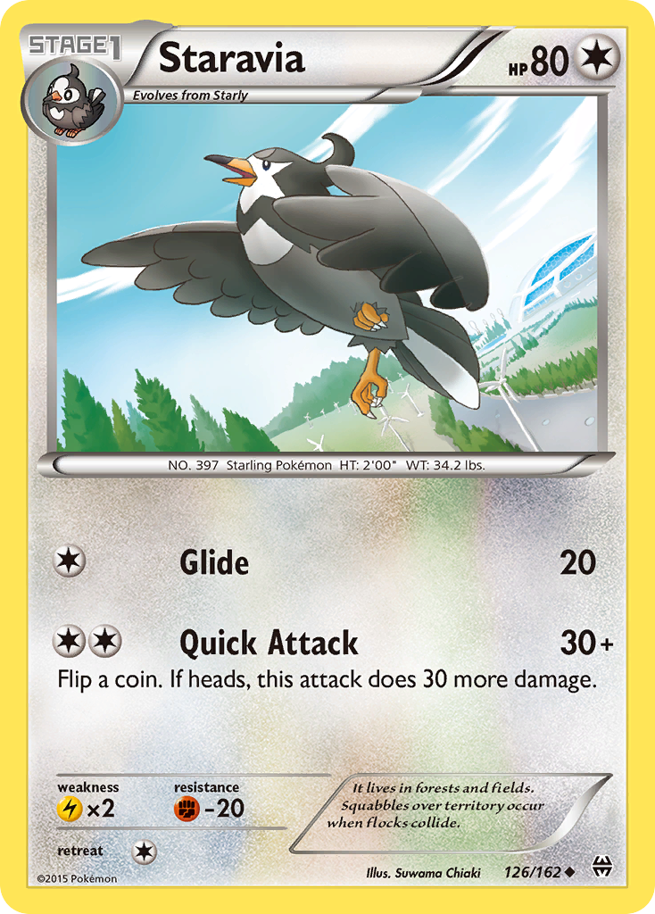 Staravia – BREAKthrough 126/162 Pokémon card