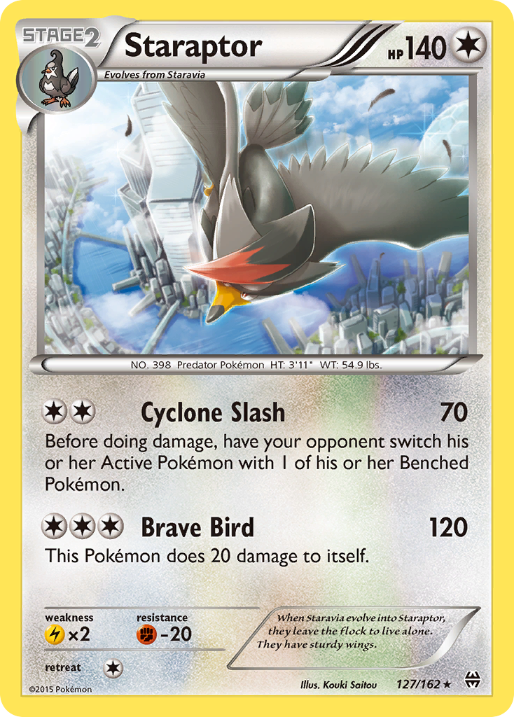 Staraptor – BREAKthrough 127/162 Pokémon card