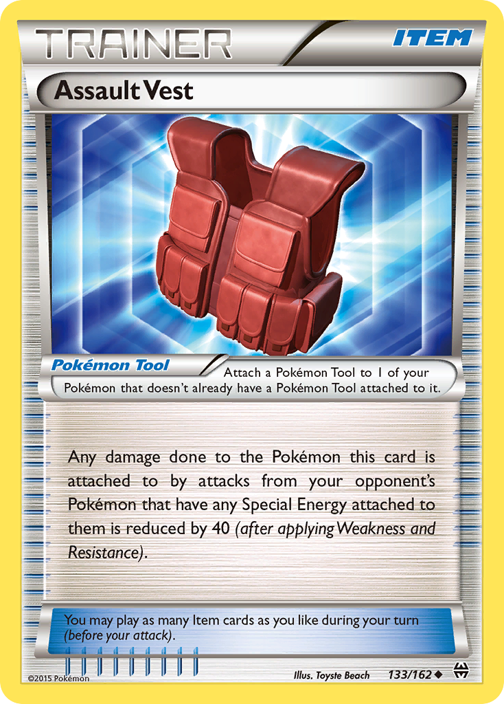 Assault Vest – BREAKthrough 133/162 Pokémon card