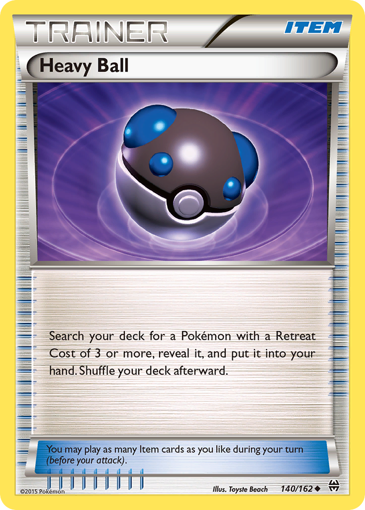 Heavy Ball – BREAKthrough 140/162 Pokémon card