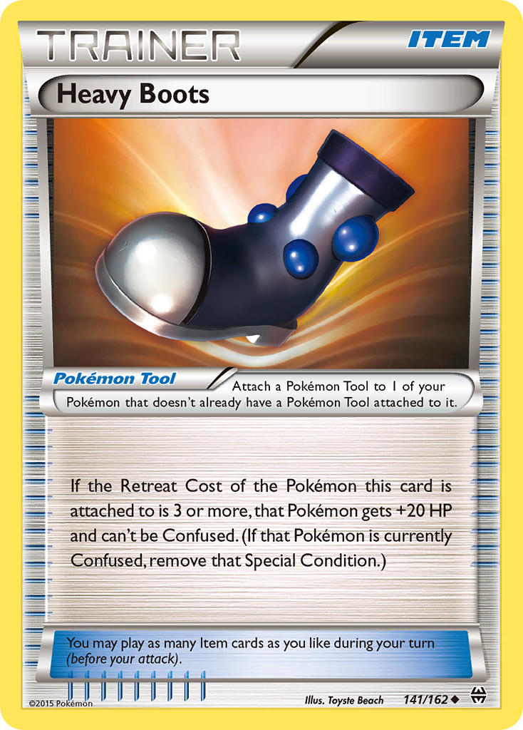 Heavy Boots – BREAKthrough 141/162 Pokémon card